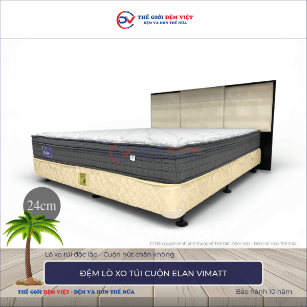 Đệm lò xo túi cuộn Elan Vimatt